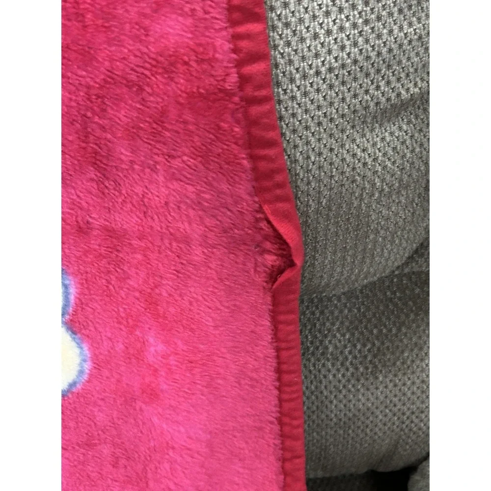 Vintage Dolphin Kids Blanket Red‎ Kissing Couple Hearts Made In Korea Throw Soft